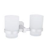 Suport pahar dublu gri mat