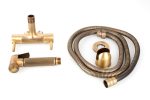 Baterie bideu Venustar, fixare pe perete, bronz antichizat - imagine 8