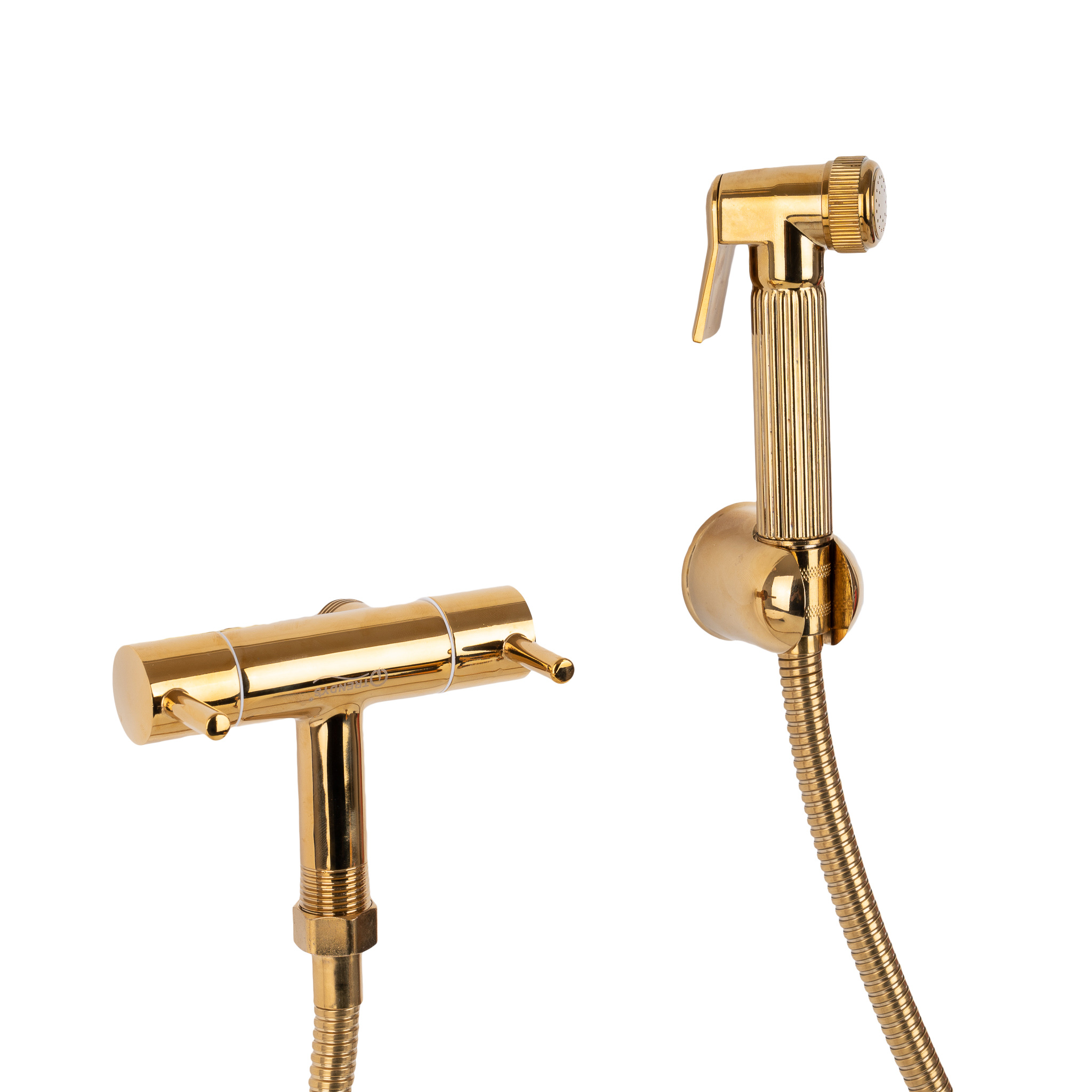 Baterie bideu Venustar, fixare pe perete, gold
