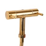 Baterie bideu Venustar, fixare pe perete, gold - imagine 8
