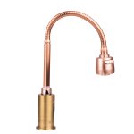 Baterie bucatarie cu senzor, pipa flexibila, perlator doua functii, bronz antichizat, Venustar - imagine 3
