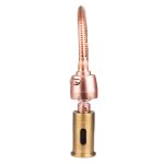 Baterie bucatarie cu senzor, pipa flexibila, perlator doua functii, bronz antichizat, Venustar - imagine 5