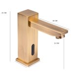 Baterie lavoar cu senzor Venustar, profesionala, bronz antichizat - imagine 2