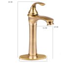 Baterie lavoar Venustar, montare pe blat, bronz antichizat - imagine 2