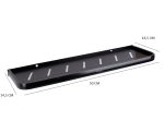 Etajera baie, Venustar, negru mat - imagine 2