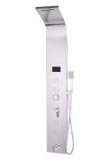 Panou dus Venustar,cu hidromasaj inox 5 functii Digital Thermo,cromat lucios, cu led