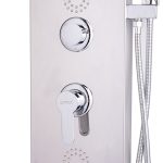 Panou dus Venustar,cu hidromasaj inox 5 functii Digital Thermo,cromat lucios, cu led - imagine 5
