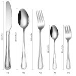 Set tacamuri 6 persoane,30piese, din inox, Venustar, crom - imagine 3