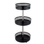 Organizator bucatarie, rotund,cu trei nivele 58X26X6,5 CM