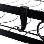 Suport vesela Venustar, cu un nivel deasupra chiuvetei, negru 55X28X 62 CM - imagine 6