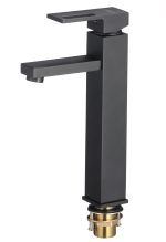 Baterie lavoar Venustar, montare pe blat, negru mat - imagine 3