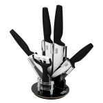 Set 5 cutite ceramica cu suport RAWI-0811B - imagine 6