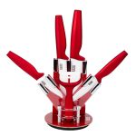 Set 5 cutite ceramica cu suport RAWI-0811R - imagine 5