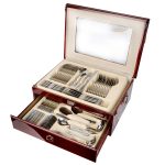 Set tacamuri din inox,72 piese cu diplomat, RAWI-72C - imagine 6