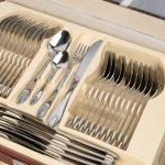 Set tacamuri din inox,72 piese cu diplomat, RAWI-72C - imagine 9