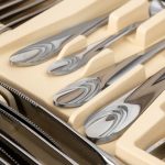 Set tacamuri din inox,72 piese cu diplomat, RAWI-72C - imagine 11