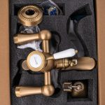 Baterie cada Venustar, montare pe perete, bronz - imagine 5