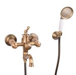 Baterie cada, Venustar, montare pe perete, bronz antichizat