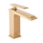 Baterie lavoar Venustar, montare chiuveta baie, gold