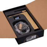 Baterie lavoar Venustar, montare pe blat, gold - imagine 2