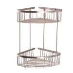 Etajera baie Venustar, inox satinat