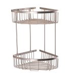 Etajera baie Venustar, inox satinat - imagine 2