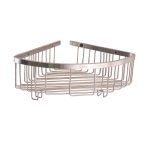 Etajera baie, Venustar, montare pe colt inox satinat