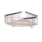 Etajera baie, Venustar, montare pe colt inox satinat - imagine 2