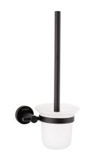 Perie wc Venustar, negru mat - imagine 2