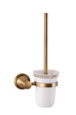 Set accesorii baie, Venustar, sapte piese bronz antichizat - imagine 5