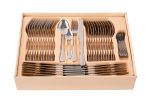 Set tacamuri stainless steel 84 piese, Venustar, crom - imagine 9