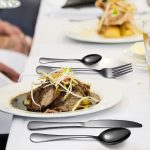 Set tacamuri stainless stell,24 piese, cu suport, Venustar, black - imagine 6