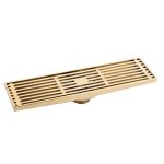 Sifon pardoseala, gold, 30 X 8 cm, iesiere pe 40 mm antimiros