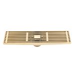 Sifon pardoseala, gold, 30 X 8 cm, iesiere pe 40 mm antimiros - imagine 3