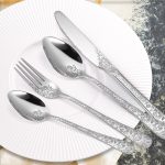 Set tacamuri din inox 24 piese, pentru 6 persoane, Venustar, luxury edition, crom - imagine 10