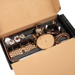 Coloana de dus Venustar, cu doua functii, montare pe perete, gold cu broderie ceramica - imagine 7