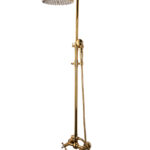 Coloana de dus Venustar, cu doua functii, montare pe perete, gold