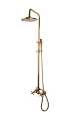 Coloana de dus Venustar, cu doua functii, montare pe perete, gold