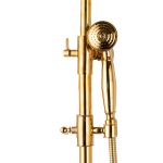 Coloana de dus Venustar, cu doua functii, montare pe perete, gold - imagine 7