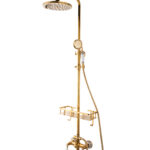 Coloana dus trei functii, gold Venustar, cu broderie ceramica
