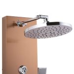 Panou de dus cu hidromasaj, Venustar cu 4 functii, rose satinat - imagine 7