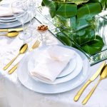 Set tacamuri din inox 24 piese, pentru 6 persoane, Venustar, luxury edition, gold - imagine 8