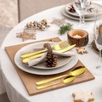 Set tacamuri din inox 24 piese, pentru 6 persoane, Venustar, luxury edition, gold - imagine 9