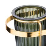 Suport tacamuri Venustar, cu doua recipiente, gold - imagine 7