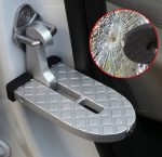 Scara pliabila cu design antiderapant pentru usa auto, alb - imagine 3