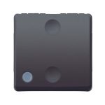 Intrerupator modular cap scara, negru - 2 module