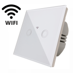 Intrerupator touch simplu WI-FI, alb - imagine 2