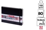 Sketch book negru 14.8X21CM,160g TALENS - imagine 2