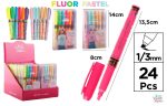 Set 6 bucati, marker evidentiator flourescent, multicolor, BD024-01 - imagine 3