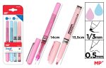 Set de scris, 2 pixuri si doua markere colorate PA378 - imagine 3